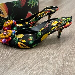 Colorful Slingback Heels
